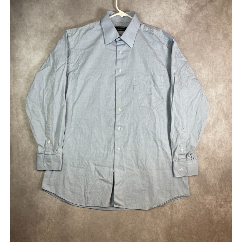 Gitman Bros Vintage Shirt Mens XL Blue Button Up Long Sleeve Canterbury USA Made